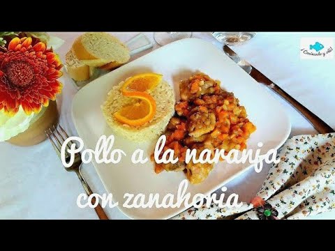 POLLO a la NARANJA 🍊 ¡RECETA MUY FÁCIL!