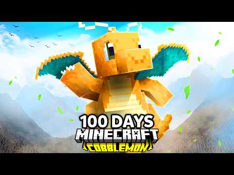 I Spent 100 Days as PSEUDO-LEGENDARY TRAINER Pokémon Minecraft VS. my Rival! (Duos Cobblemon)