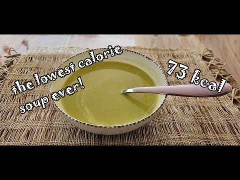Die kalorienärmste Suppe aller Zeiten! Eine Schüssel Suppe hat nur 73 kcal mit 4 zutaten.