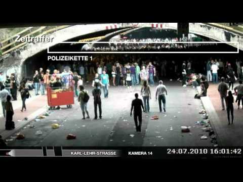 Offizielle Dokumentation über die Zeit vor 16:40 - Loveparade Duisburg 2010