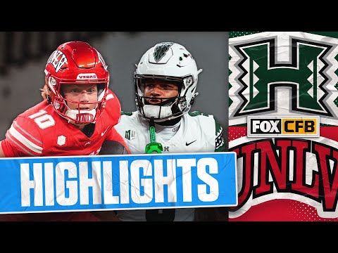 Hawai'i Rainbow Warriors vs. UNLV Rebels Highlights | FOX College Football