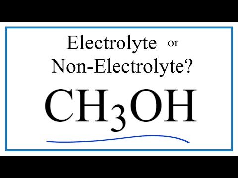Is Methanol A Strong Electrolyte