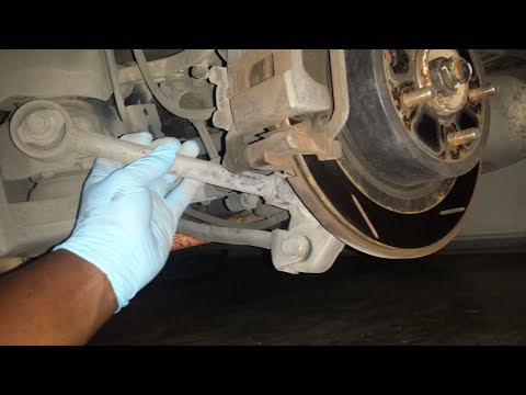 How do I find the trailing arm in Infiniti FX35