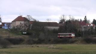 preview picture of video 'Sedlice - průjezd vlaku 810'
