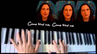 "COME FIND ME" - ORIGINAL MUSIC - 5 part harmony split screen w lyrics