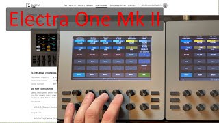 Video thumbnail for Electra One Mk II (as well as new features for Mk I) - Bitwig & Reaper Support! by Jürgen Moßgraber
