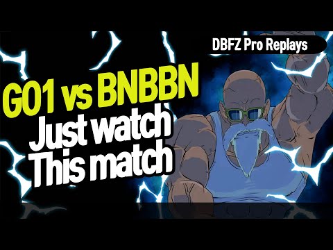 【DBFZ】 GO1 Roshi vs BNBBN FT 4, This is a Pro 【DBFZ Pro Replays】