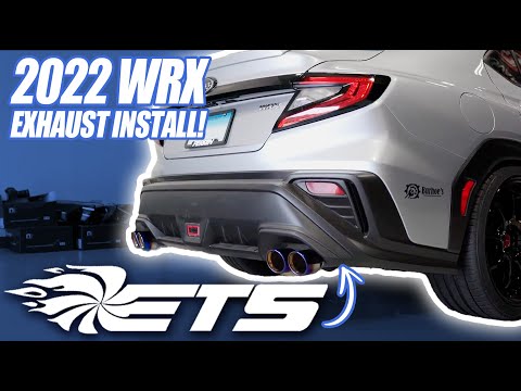 ETS 3 Inch Catback Exhaust Install On Our 2022 Subaru WRX!! | Subimods