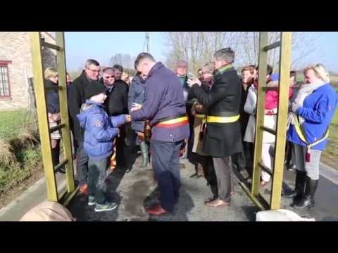 22/02/2015 inhuldiging Watermolenstraat Deftinge Lierde