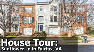 MLS House Tour: 11402 Sunflower Lane in Fairfax, VA - Multi-level Townhome With Lovely Updates