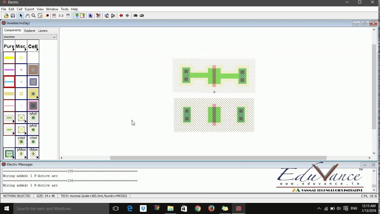 Backend Lab 2 : Inverter Layout
