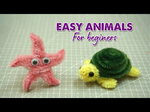 Mini Turtle Pipe Cleaner | EASY Animal out of PIPE CLEANER | Best Pipe Cleaner tutorial for beginers