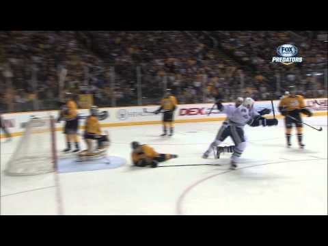 Dale Weise goal 1-0 Feb 22 2013 Vancouver Canucks vs Nashville Predators NHL Hockey