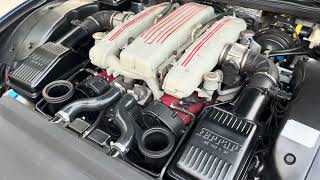 2003 Ferrari 575M Maranello Start Up and Engine Compartment