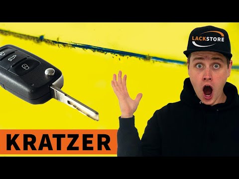 Repairing scratches in car paint yourself with a touch-up pen - DIY scratches | Paint Store