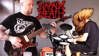 NAPALM DEATH - Oh So Pseudo Collab Cover -  Simon Smith &amp; Bobnar Simon