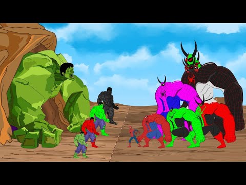 Evolution of Hulk vs Evolution of Spider-Man [2025] | SUPER HEROES MOVIE ANIMATION