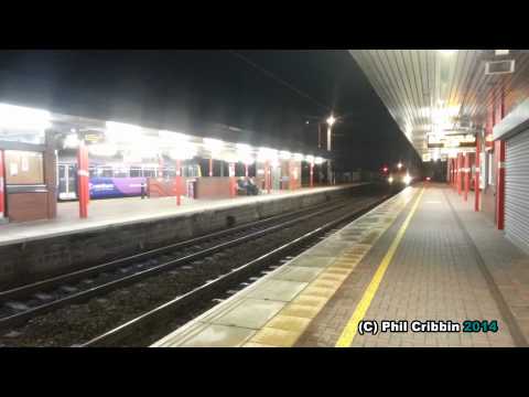 Seven Loco Convoy at Wigan - 26th January 2014