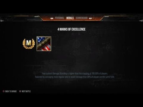 WoT Console CW - M1A1 Abrams - Gold (4th) Mark - 12.6k dmg - Mannheim