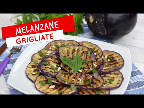 Melanzane grigliate alla menta: ricetta facile e veloce