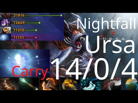 Nightfall epileptick1d Ursa vs Io, Timbersaw, Death Prophet - VP vs Unique g1 DPC dota2