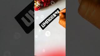 ❤️ UMADEVI ❤️ #shorts #calligraphy #art #nameart