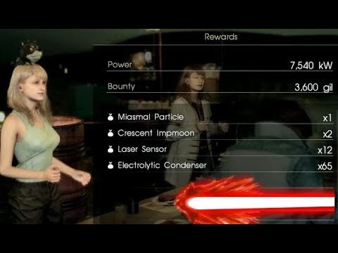 Final Fantasy XV Multiplayer Comrades Laser Sensor 100% Farming Glitch Drop