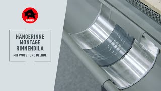 mastgoot aluminium antraciet, dilatatieset