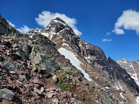 Pyramid Peak (CO 14er) -- Class 4 Solo Hike