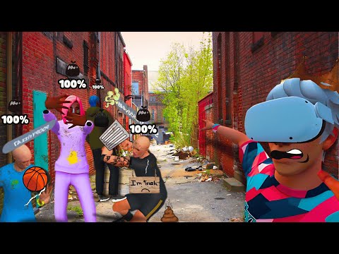 I Played With The WORST Team In Gym Class VR! (VR Basketball)