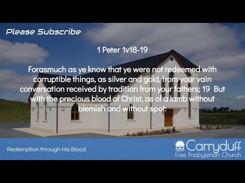 Redemption through His Blood