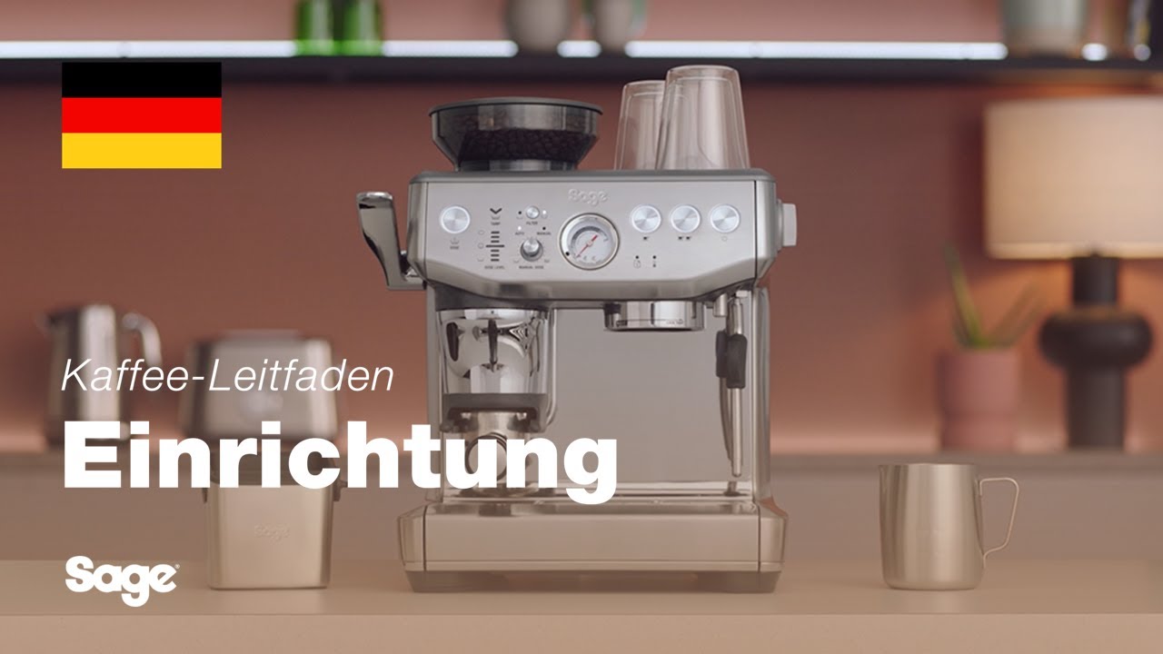 Tutorial für Breville-Kaffee - Einrichten Ihrer Maschine