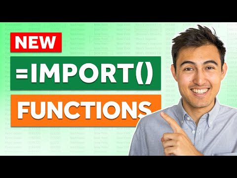 Excel: Faster Data Import Tools Excel: Faster Data Import Tools