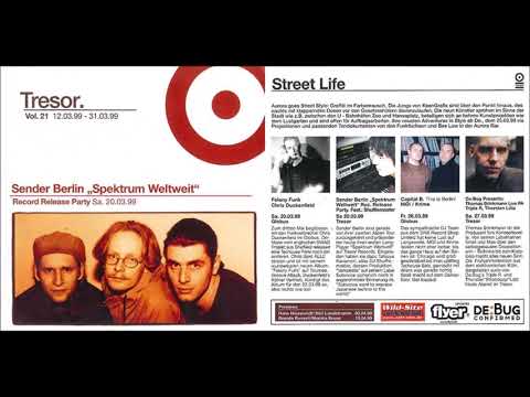 DJ Shufflemaster - Live @ Sender Berlin Release Party - Tresor Club, Berlin, Germany 20.03.1999.