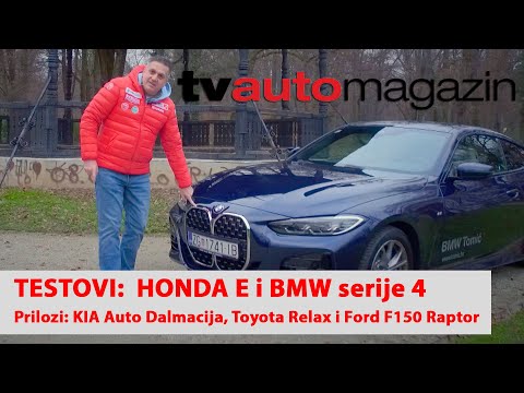 TV Automagazin S10 47 - Honda E i BMW serije 4! Prilozi: Kia Dalmacija, Toyota i Ford F150 Raptor