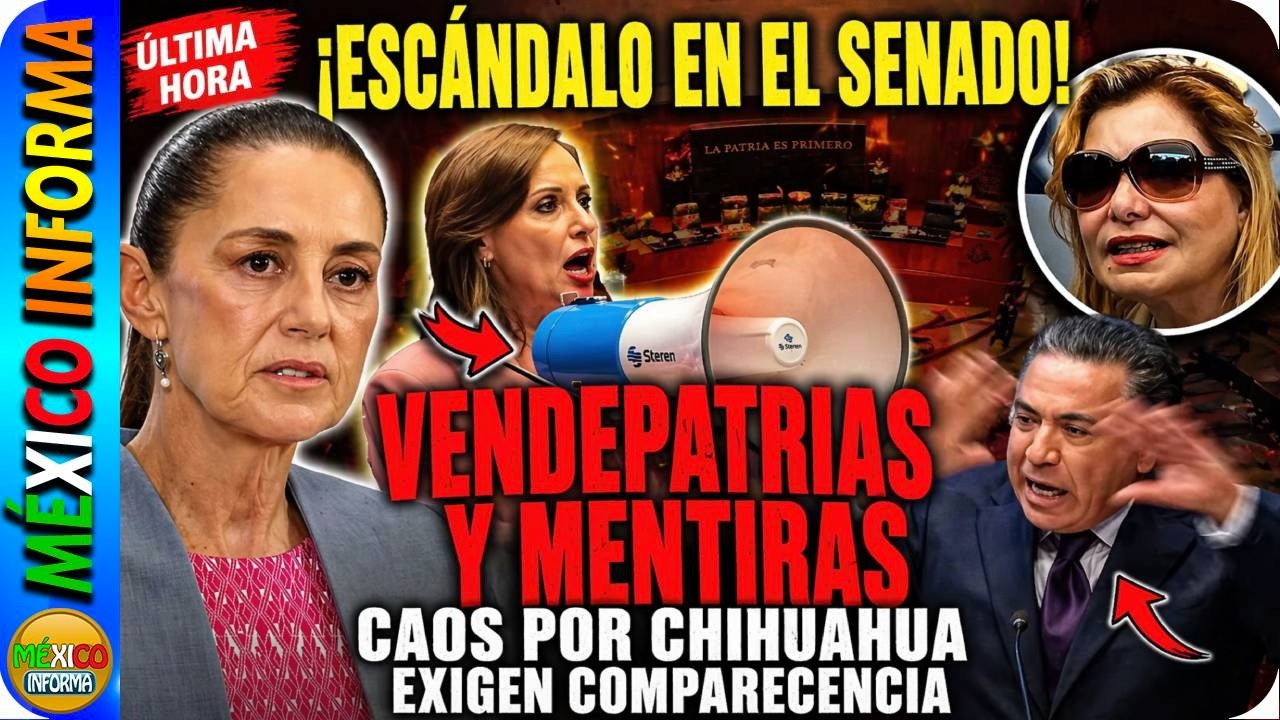 CAOS EN EL SENADO. PEDIRÁN COMPARECENCIA DE MARU CAMPOS Y FISCAL. PANISTAS ENLOQUECEN.