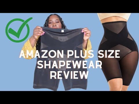 Trying Amazon Plus Size Shapewear For Tummy Control | Honest Review