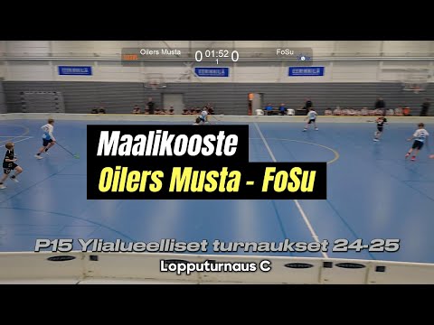 Maalikooste: Oilers Musta - FoSu (P15 Ylialueelliset turnaukset 24-25)