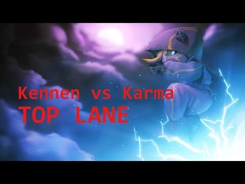 Kennen Top Lane vs Diamond 5 Karma [GERMAN gameplay video]