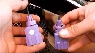 How to replace a brake light switch on a VW Touareg ( ENGLISH )