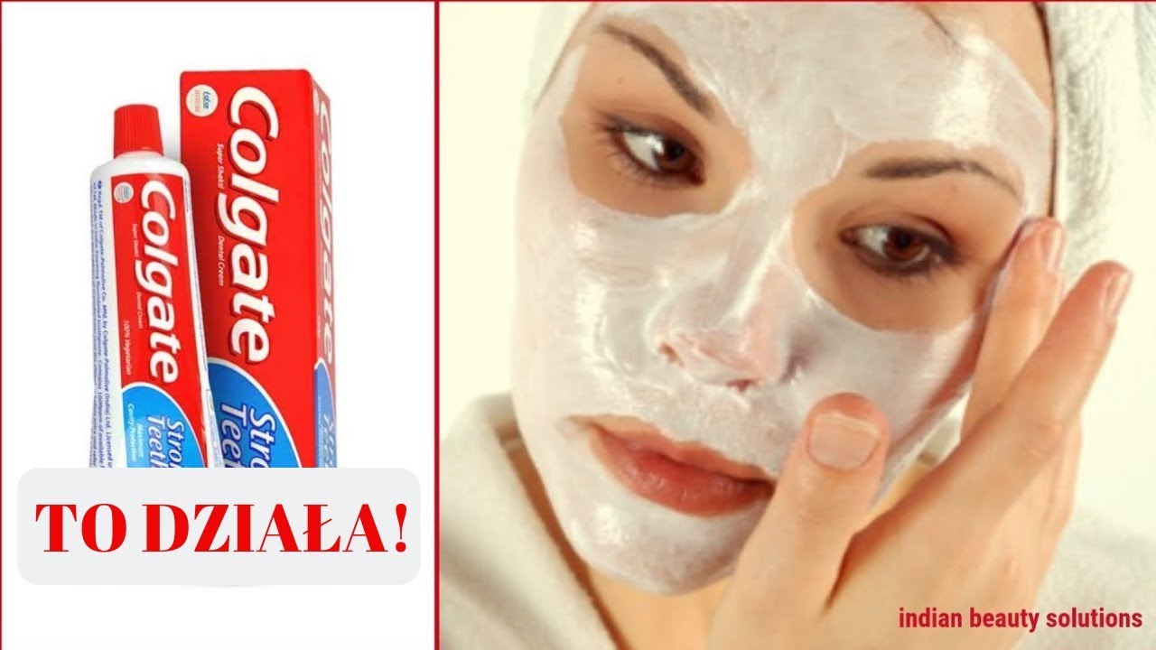 Nałożyła pastę do zębów na twarz jak maseczkę... Zobacz co się stało