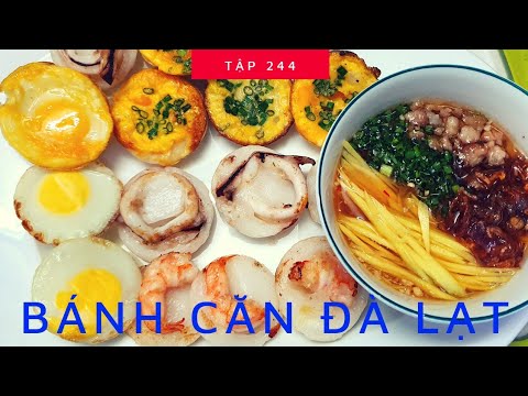 Món ngon #244 | Bí Quyết Vỏ BÁNH CĂN ĐÀ LẠT Giòn Rụm Và Nhân Bánh Thơm Ngon -Vietnamese mini pancake
