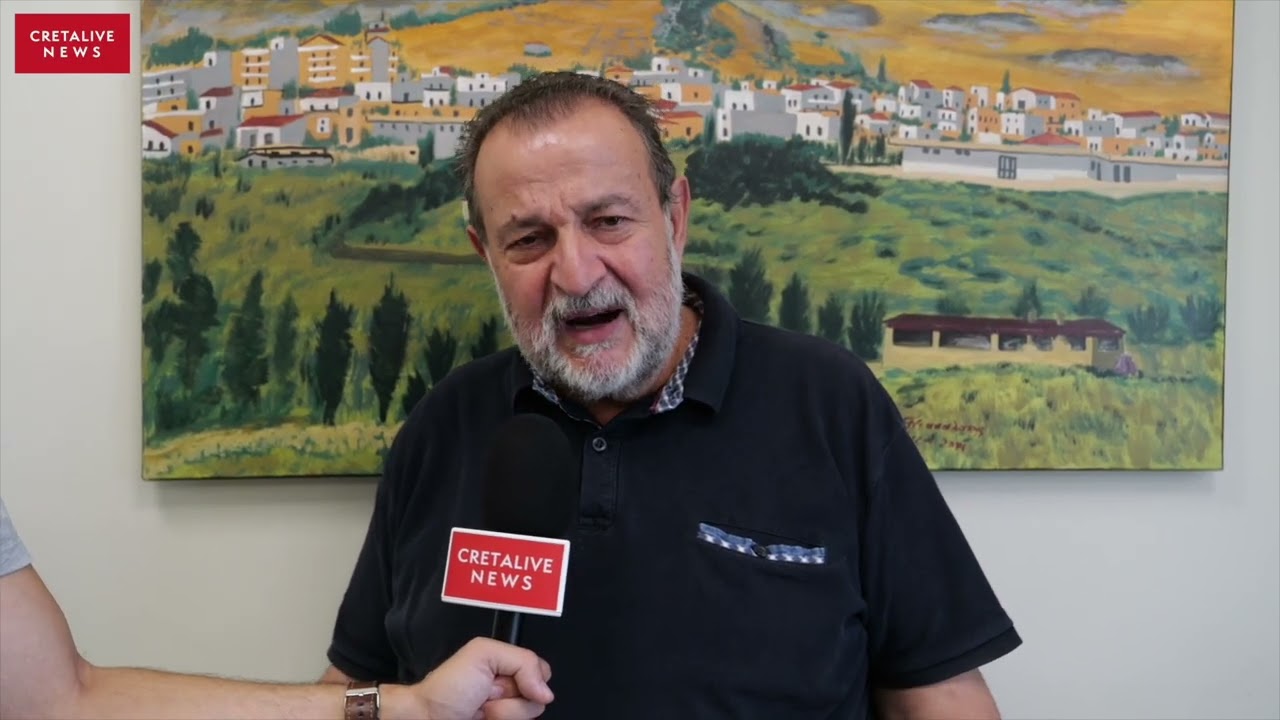 Ο Δήμαρχος Μινώα Πεδιάδας, Β. Κεγκέρογλου μιλά στο Cretalive
