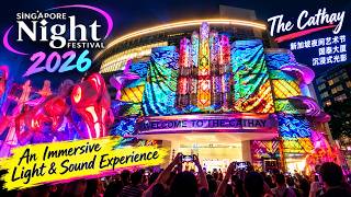 Singapore Night Festival 2026 | An Immersive Light & Sound Experience | The Cathay 新加坡夜间艺术节国泰大厦沉浸式光影