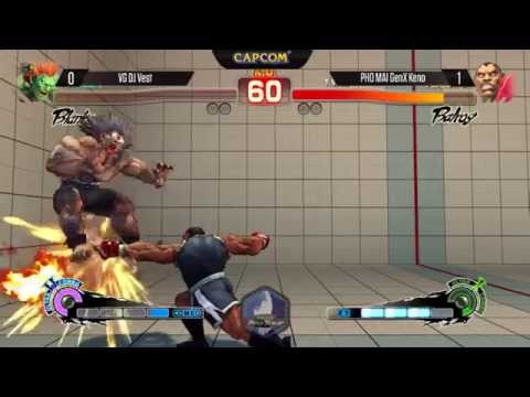 [EVO 2014 USFIV] VG DJ Vest (Rufus, Blanka) vs PHO MAI GenX Keno (Balrog)