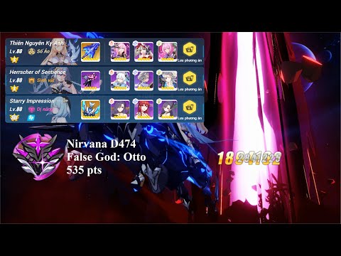 Nirvana D474 - False God: Otto (IMG buff) - PE (S0, 1/4) HoS (S0, 0/4) SI - 535