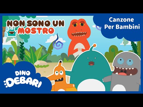 [이탈리아어] Perchè nessuno vuole essere mio amico? | Non Sono Un Mostro | Canzone Per Bambini | DebariTV