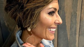 Amy Stran gets a shorter cut