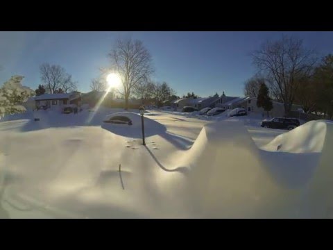 Winter Storm Jonas Time Lapse - Centreville, VA