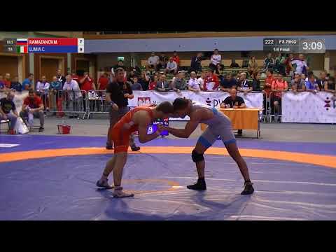 1/4 FS - 79 kg: M. RAMAZANOV (RUS) v. C. LUMIA (ITA)